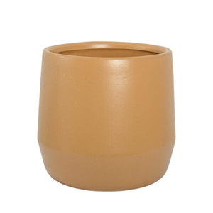 Juno Planter [sz:18cm X 17cm Cl:mustard]