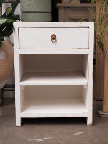 Beside Cabinet One Drawer [sz:45cm X 40cm X 60cm Cl:white]