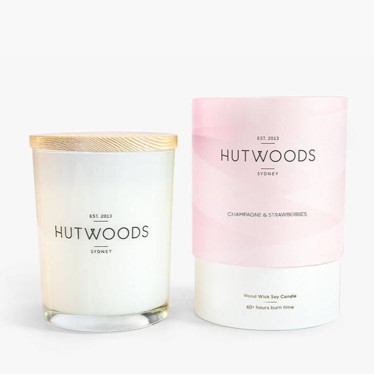 Candle:champagne & Strawberries